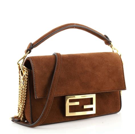 suede fendi baguette|Fendi baguette for women.